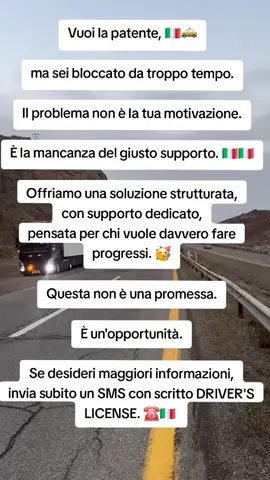 #patente #italy #opportunità #tiktokbusiness #guida  proponiamo di ottenere la patente di guida 🇮🇹🥳