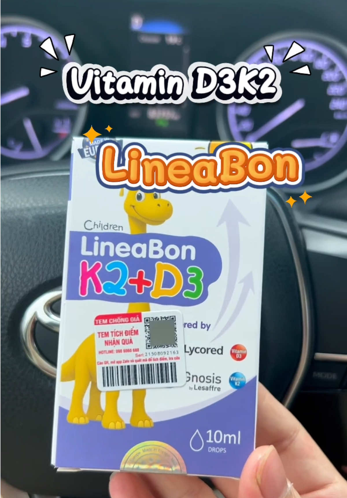 LineaBon vitamin D3K2 10ml -15ml - Hỗ trợ hấp thu canxi cho trẻ ##D3K2##d3k2tinhkhiet##d3k2lineabon##review##xuhuong