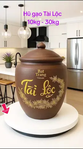 Hũ đựng gạo tài lộc 10kg - 30kg #xuhuong #tet #hugaotailoc #thungdunggao #giadungtienich @Gia Dụng Tiện Ích @Gia Dụng Tiện Ích @Gia Dụng Tiện Ích 
