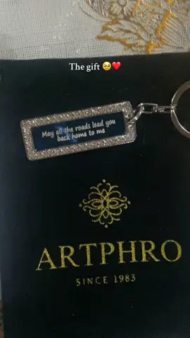 Never thought this simple gift can make a tough man cry 🥹 #arthpro #keychain #gift 