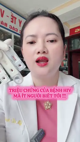 Thấy triệu chứng phải test ngay nhé !! #duocsidu #hiv #prep #arv 