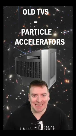 Did you know that your old TV is a particle accelerator? 🤔  . #Science #physics #tv . Link to channel and full videos in bio 