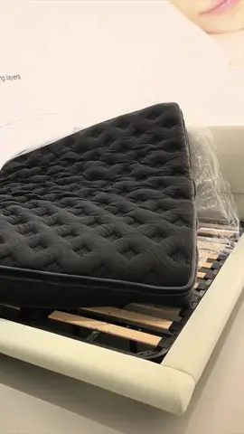 l bought a queen-sized black mattress,and l never expected it to come in a box- it springs back to full shape instantly after unboxing.#TikTokShopHolidayHaul #mattress #bed #bedroom #popular 