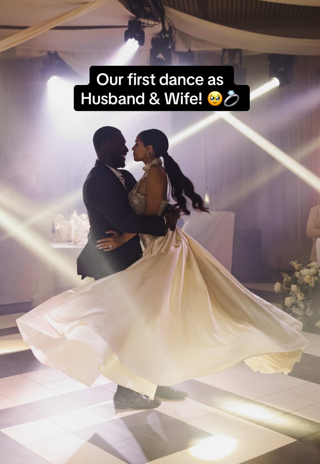 Rate our first dance 1-10 🥹💍 @yourweddingdance.ca turned us into dancers for our wedding day! 💃🕺 #wedding #dance #firstdance 
