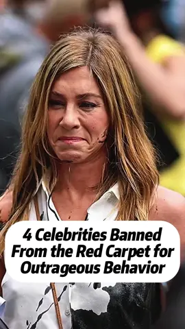 4 celebrities banned from the red carpet for outrageous behavior#usa #fyp #celebrity #hollywood #celebrities