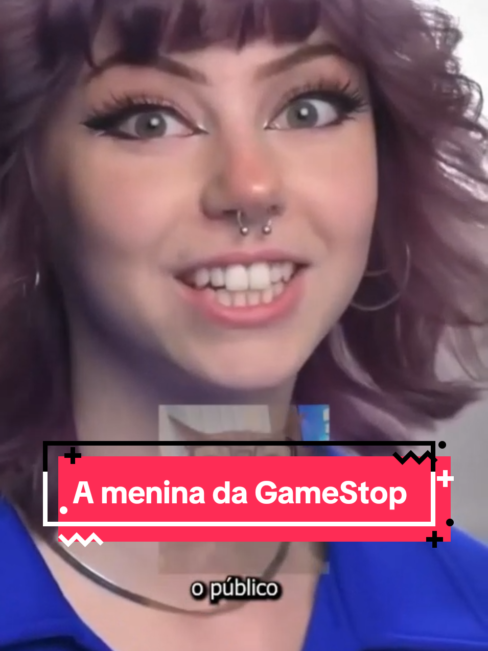 A menina da GameStop #curiosidades #viraliza #top #play #game 