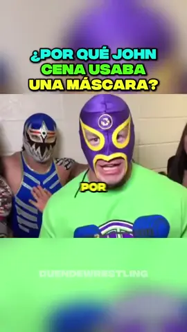 ¿Por qué John Cena usaba una máscara?