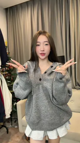 Áo này đúng tiện mà form xinh vaizz #hoodie #aolen #outfit #review #xuhuong 