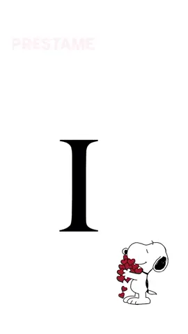 Préstame tu corazón🎤🗣️ #viral #iniciales #snoppy #amor❤️ #I 