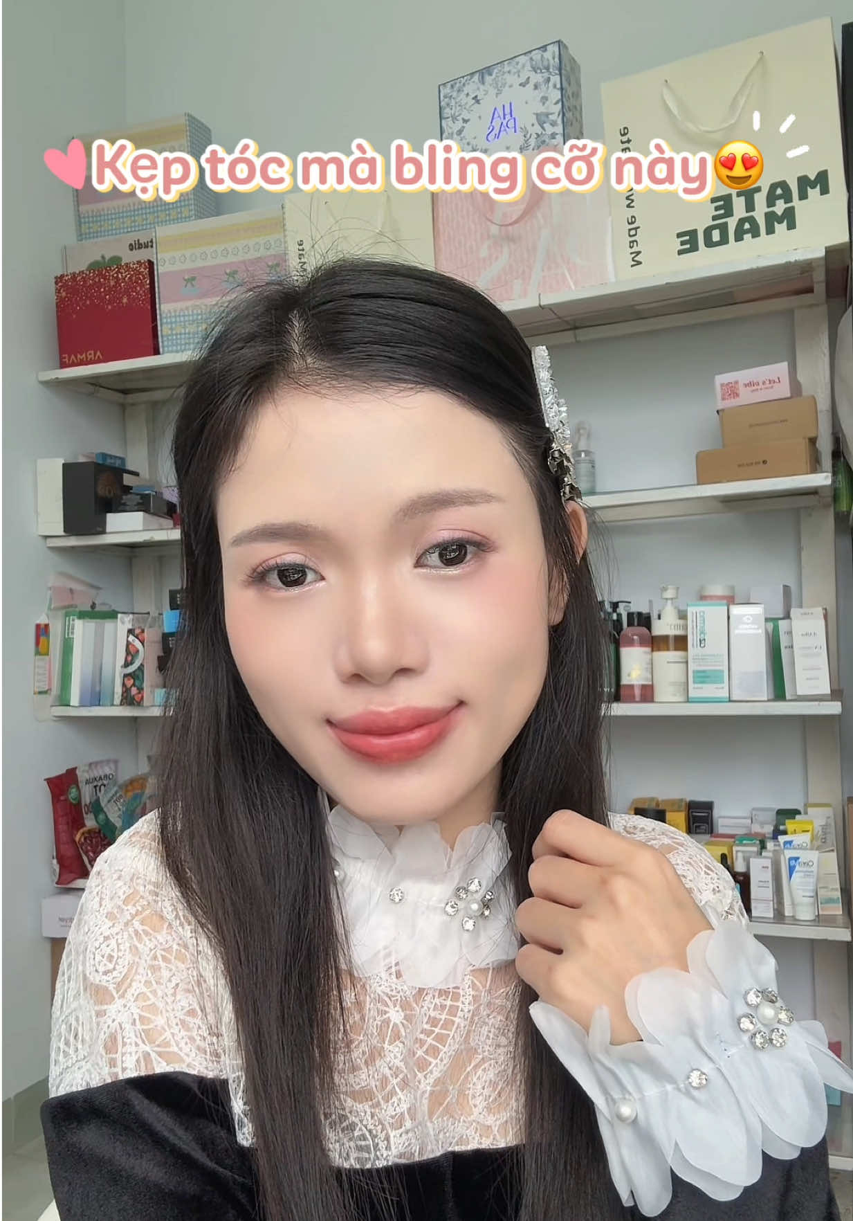 Nó xinh mà nó bling bling lắm luôn #kẹpxinh #kẹpblingbling #kẹptoc 