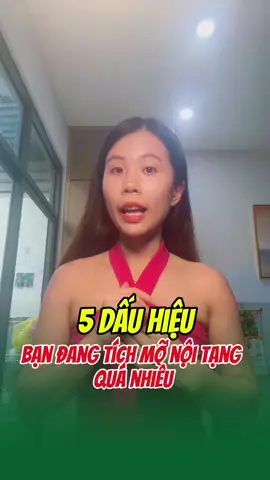 5 dấu hiệu bạn đang tích quá nhiều mỡ trong cơ thể #khanginsulin 