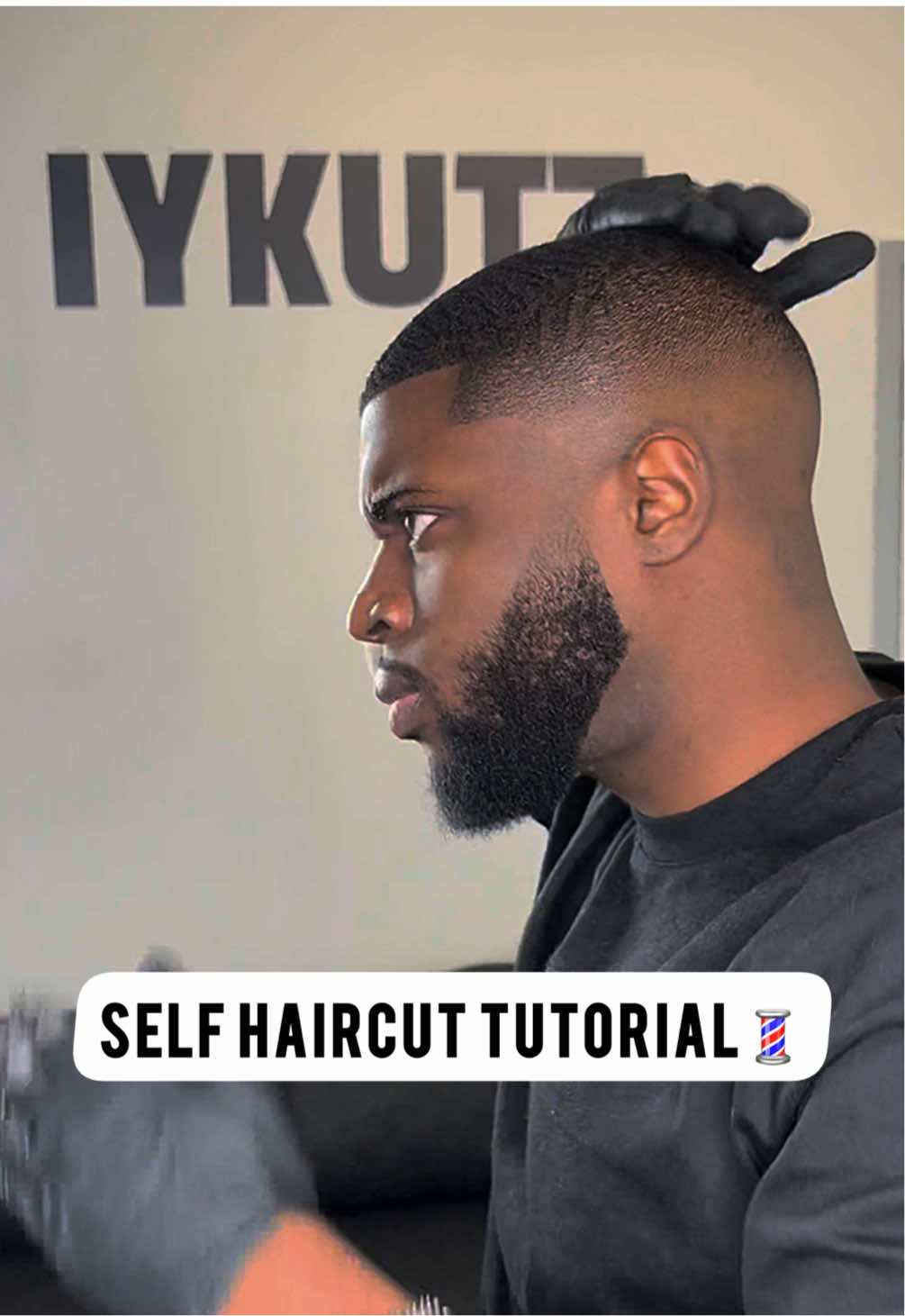 Self Haircut: Step by Step Tutorial 💈  #selftrim #DIY #haircut #essexbarber #eastlondonbarber 