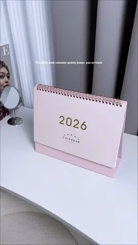 2026 starts every time you sit down #calendar #deskcalendar #2026calendar #planner 