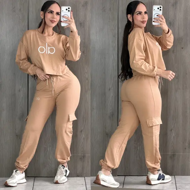 Conjunto alo 🫰 ❄️ TELA TERRY  ✨PANTS CARGO  UNITALLA #viralvideo #paratiiiiiiiiiiiiiiiiiiiiiiiiiiiiiii #tendencia #girls #alo 
