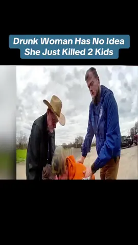 Drunk Woman Has No Idea She Just Killed 2 Kids #copsoftiktok #karma #bodycamcops 