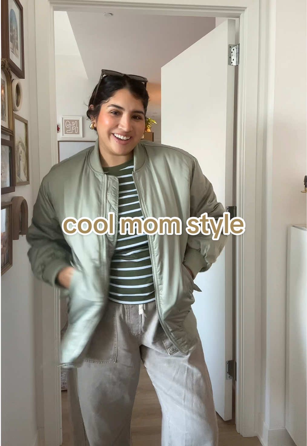 I’ve been trying to experiment with stripes lately- definitely out of my comfort zone. But I’m figuring out my new style after baby 2! #coolmomstyle #coolmomsoftiktok #postpartumbody #postpartumjourney #momstyle 
