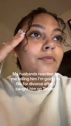 Crying when I told him I’m filing for divorce. #cheater #cheaterbuster #husbandcaughtcheating #cheatersgettingcaught 
