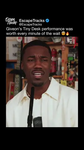 Giveon’s Tiny Desk performance was worth every minute of the wait 🤯🔥 . #giveon #heartbreakanniversary #singer #concert #rnb 