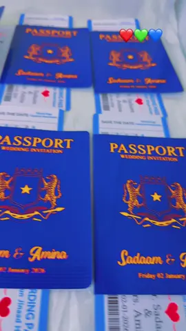 Invitation passport ❤️✌️#viralvideos #somalitiktok #muqdisho #viral #foryoupage @salmasaalah7 
