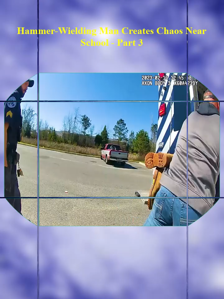 Hammer-Wielding Man Creates Chaos Near School - Part 3 | #foryou