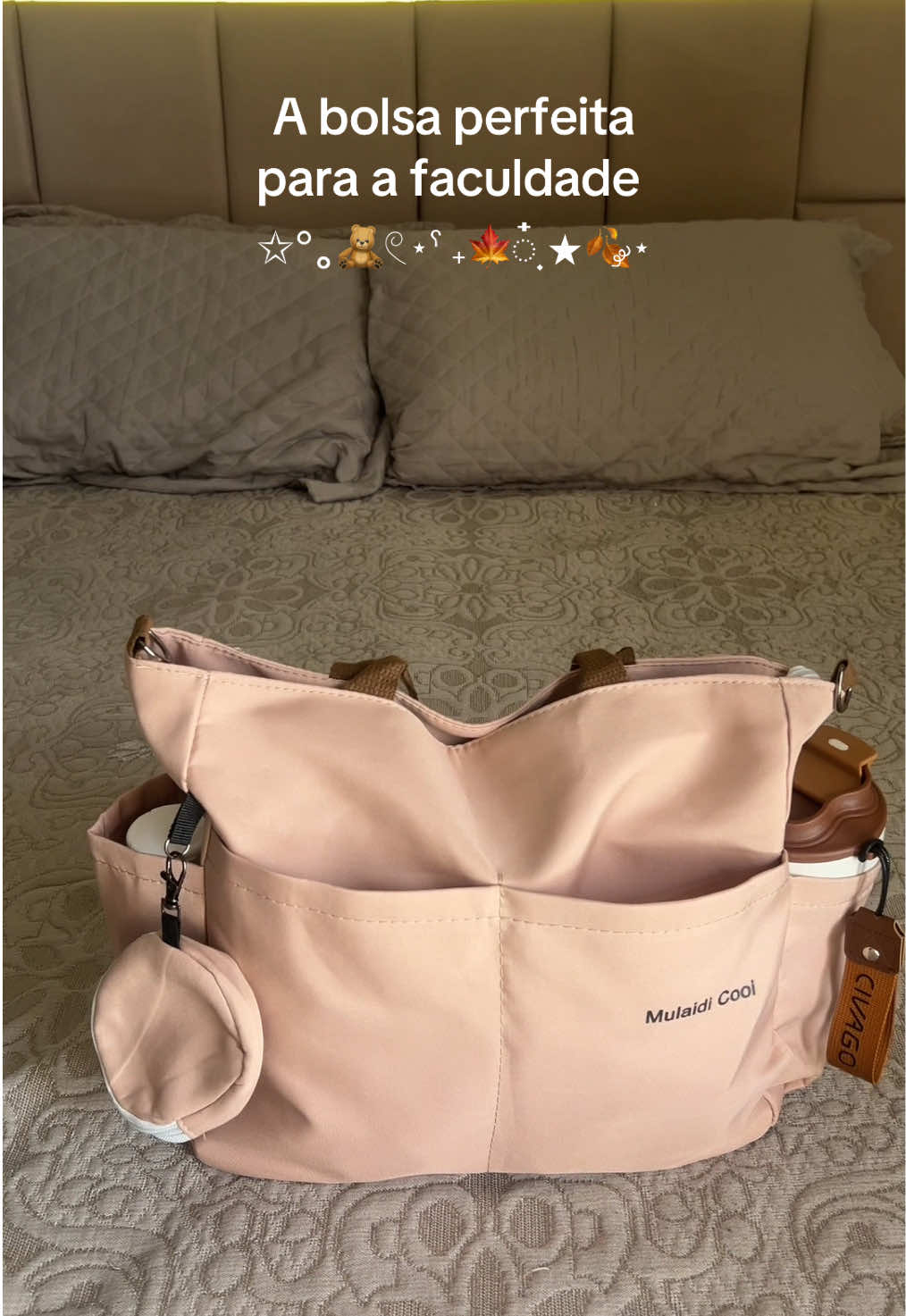 A bolsa perfeita existe! ✨🐻🍁🍂