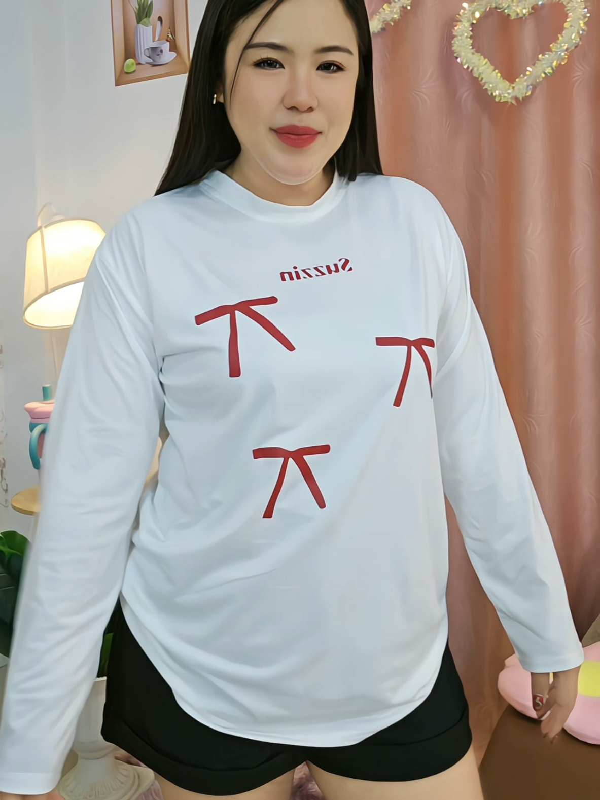 #เสื้อแขนยาว #เสื้อผ้าแฟชั่น #เสื้อผ้าผู้หญิง #สาวอวบแต่งตัว #เสื้อยืดแฟชั่น 