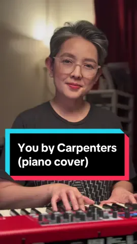 You by Carpenters (piano cover) #abbyclutariomusic #pajamajam #piano #instrumental #fyp 