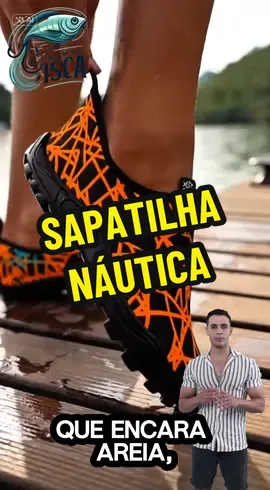 Sapatilha Náutica antiderrapante #TikTokShop #Praia #Conforto #SapatilhaNautica 