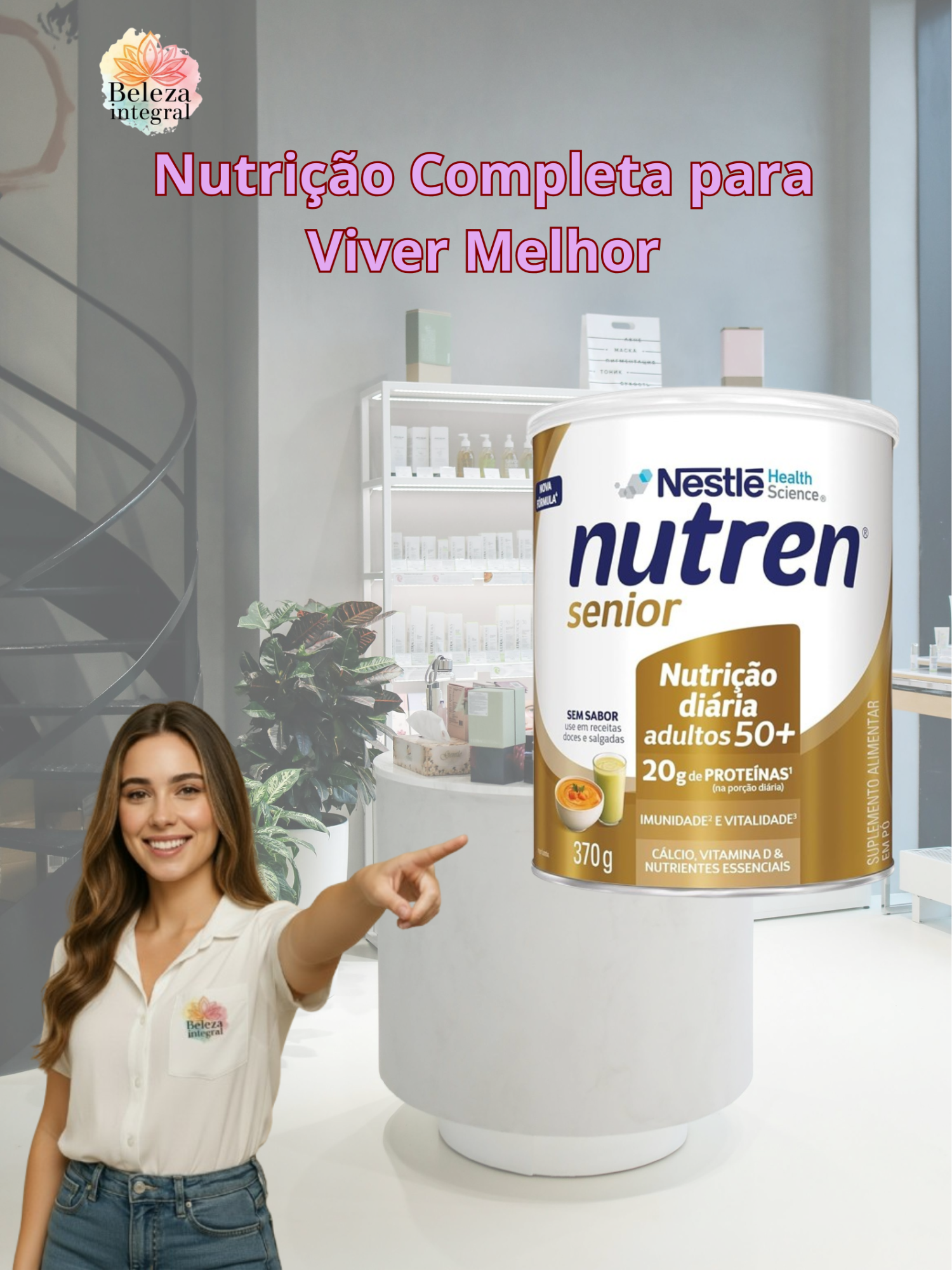 Nutren Senior: Suplementação Nutricional para o Dia a Dia Nutren Senior é um suplemento alimentar em pó, sem sabor, desenvolvido para complementar a alimentação com proteínas, vitaminas e minerais, ajudando a manter saúde, vitalidade e bem-estar no dia a dia. Compre agora na Amazon: https://amzn.to/49f54dF Saiba mais no canal Beleza Integral veja link na BIO: https://beacons.ai/belezaintegral #BelezaIntegral #SaudeENutricao #NutrenSenior #SuplementoAlimentar #VidaSaudavel #BemEstar #Autocuidado #SaudeDoAdulto #QualidadeDeVida