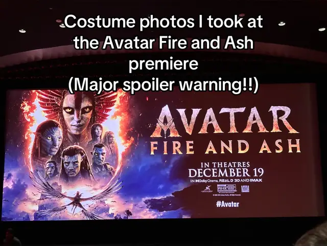 Apologies that some of these are blurry, TikTok does weird stuff to photos sometimes 😭😭 I was trying to go through as quickly as I could because there was a lot of people there and you had to walk through the exhibit to get into the theatre. If you’re having trouble reading any of them, I can put the text in the comments ❤️ I also got a photo of Jake’s Axe and Niriti’s sword, but the text was so blurry I felt embarrassed to post them 🫣🫣🫣  #avatarfireandash#fantasy#fandom 