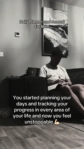I was sick of feeling lost with no direction so I designed a daily planner/journal so I could give myself a plan and track my progress. It helped me, it might help you. Link in bio 💪🏻