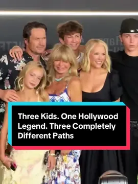 Goldie Hawn’s Three Kids Grew Up in the Same Family but Lived Totally Different Lives #foryou #celebritynews #celebrity #fyp #celebrities