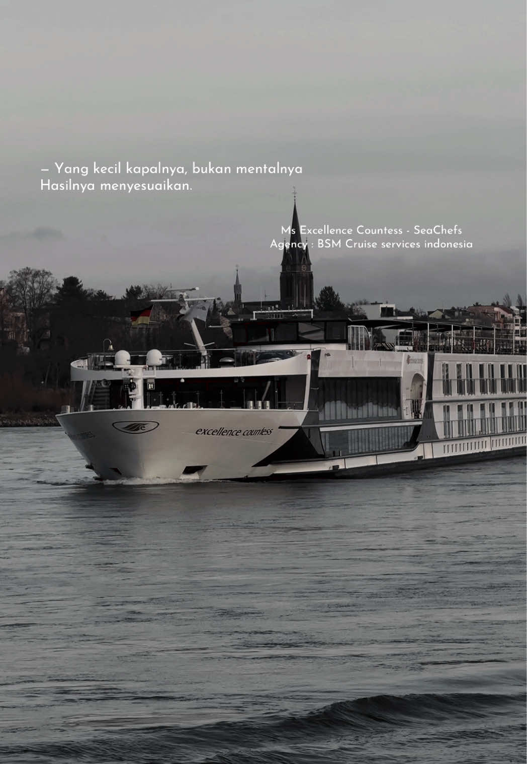 MsExcellenceCountess⚓️ | BSM Cruise Services Indonesia ‼️ #europeanrivercruises #rivercruises #newseason #inforivercruise #cruiseship 