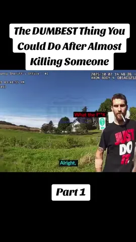 The DUMBEST Thing You Could Do After Almost Killing Someone #policeofficer #police #cops #bodycam 