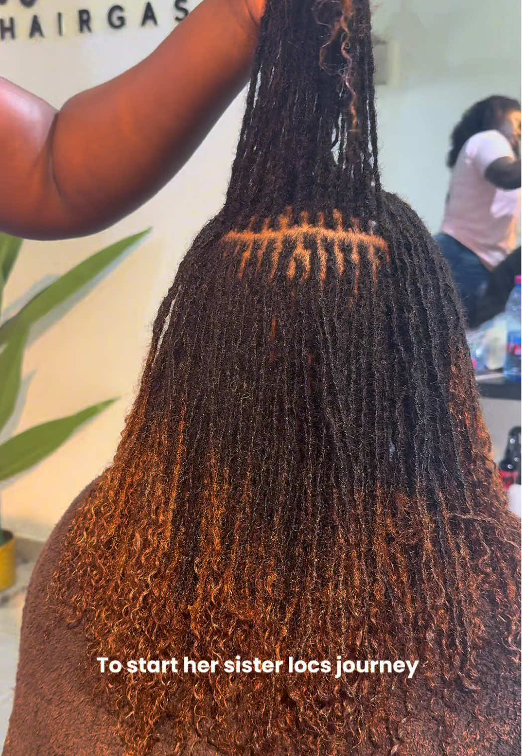 Every loc journey starts with intention.✨ She began hers with our handmade human hair extensions. Start your own locs journey today, contact us on026 234 4466. #locextensions #loccommunity #microlocs #sisterlocks #locs 