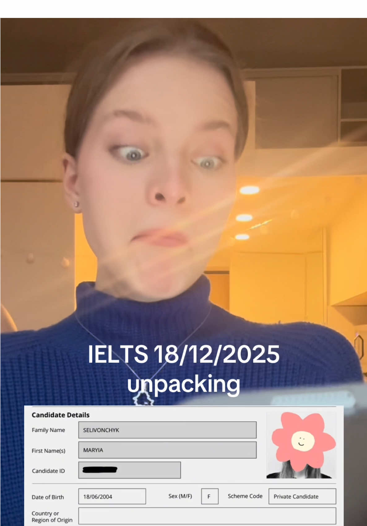best christmas gift 😭🙏🏻 #ielts 
