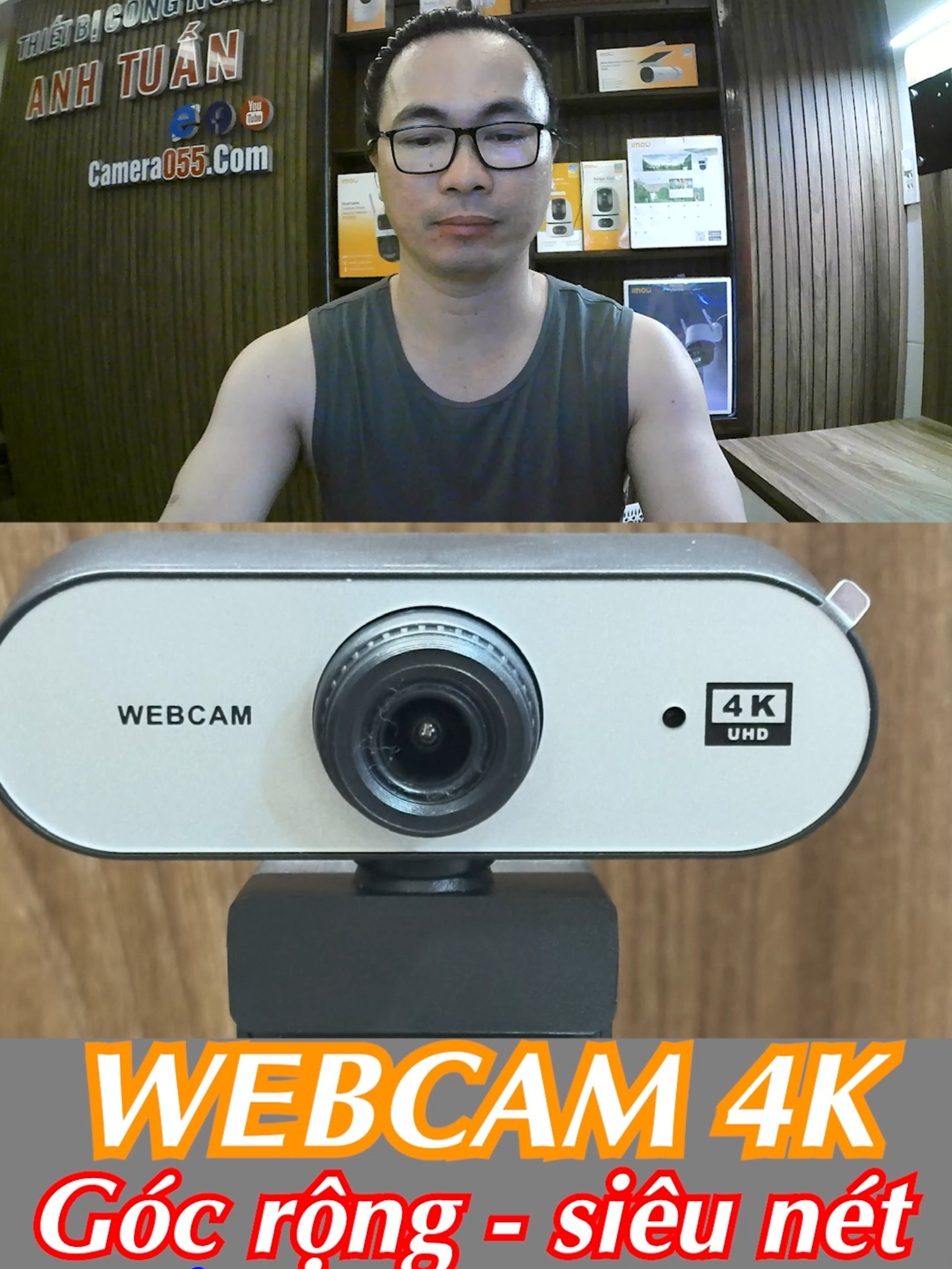 Webcam 4k - siêu nét - giá rẻ - dành cho máy tính, laptop cắm là chạy, không cần cài đặt  #webcam #webcam4k #wc4k #webcampc #webcamlaptop Webcam4k webcam 4k - wc 4k sieu net - wc pc - wc laptop - webcam cho may tinh - webcam cho laptop