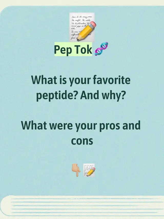 Let’s hear it, I want to know what is your holy grail peptide and why?  What would be something you would’ve liked to know before you started your journey 🌟  ? #peptide #peptok #ghkcu 