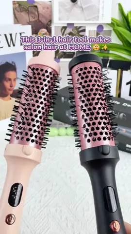 This 3in1 hair tool is so good 👍👍👍🥰🥰🥰#tiktokholidayhaul #merrychristmas #hair #hairdryerbrush #hairtools 