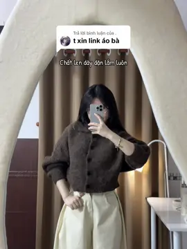 Trả lời @. Link áo tui gắn đây nha #cardigan #outfit 