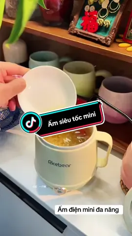 Ấm điện mini siêu tốc đâ năng #dungcunhabep #giadungthongminh #beanh #amsieutoc 