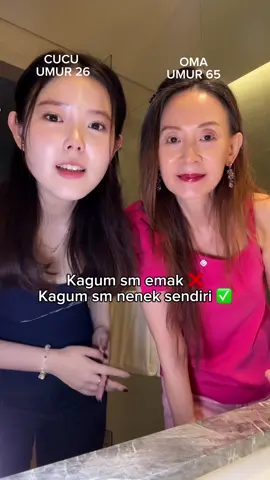 Rahasia Oma aku bisa sekenceng ini padahal udah umur 60an lebih! Katanya INVESTASI SKINCARE MAHAL 😝👌🏻 Bahan retinol itu penting bgt! Apalagi kalo bukan Mirae Krem ini yg udah ada 0,5% Gentle Retinol dan Triple Peptide, kadar retinol yg lebih banyak dibanding brand lain tapi masih gentle di kulit🥰 Real investasi buat kulit yg udah berumur 30++ lebih harus bgt sih pakai Retinol 💗 Krem Mirae ini udah diuji klinis langsung di Korea🇰🇷 #kulitkencang #alatcucimuka #antiaging #rétinol #omaoma  