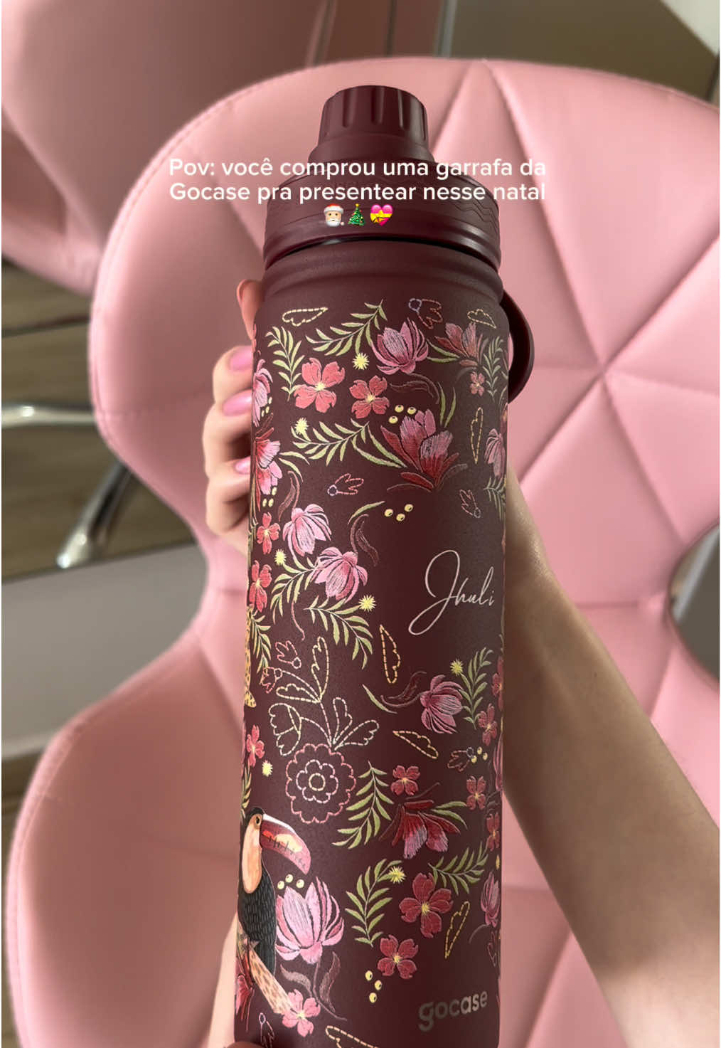 Essa cor tá absurda de linda 😍 @Gocase Brasil 🏷️ isafer ✨ #fyp #gocasetok #garrafafresh 