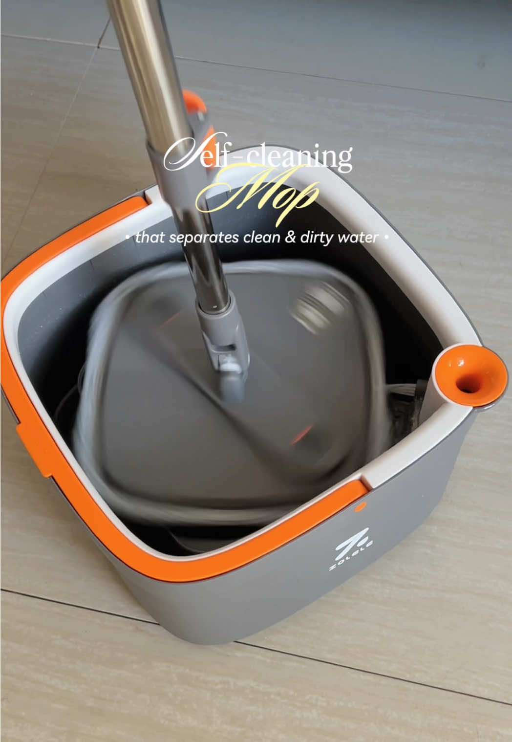 Hindi na tatamarin mag mop😍❤️ #mop #selfcleaningmop #zolelemop #mopwithbucket #zolelephilippines 