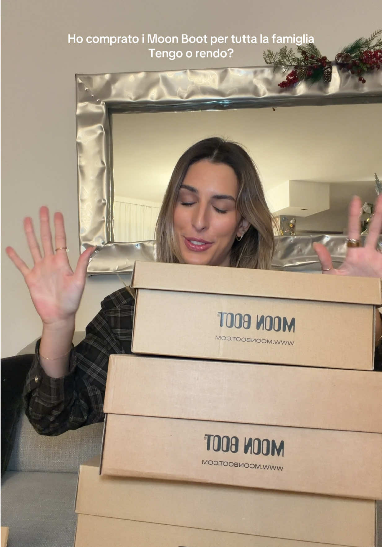 Io ho già preso le mie decisioni 😂 voglio sapere cosa avreste fatto voi 🙈 comunque comodi come i @moonboot non ce ne sono #mamma #vitadamamma #haul #moonboot #outfit 