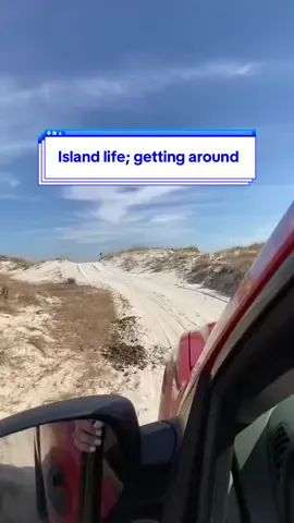 How we got around living on a protected / undeveloped island!  🪼🪸🐚 *old video*  #island #islandlife #islandliving #islandlifestyle 