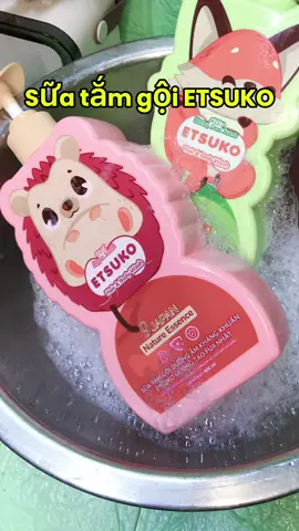 Sưa tắm gội ETSUKO thơm dịu nhẹ , dưỡng ẩm , bảo vệ làm da cho bé và giúp tóc bé mềm mượt hơn#xuhuongtiktok #suatam #reviews #suatametsuko #giadungnhatom  @Gia Dụng Nhà Tom 