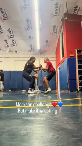 I guess I cheated  #mom #son #challange #wrestling #wrestler 