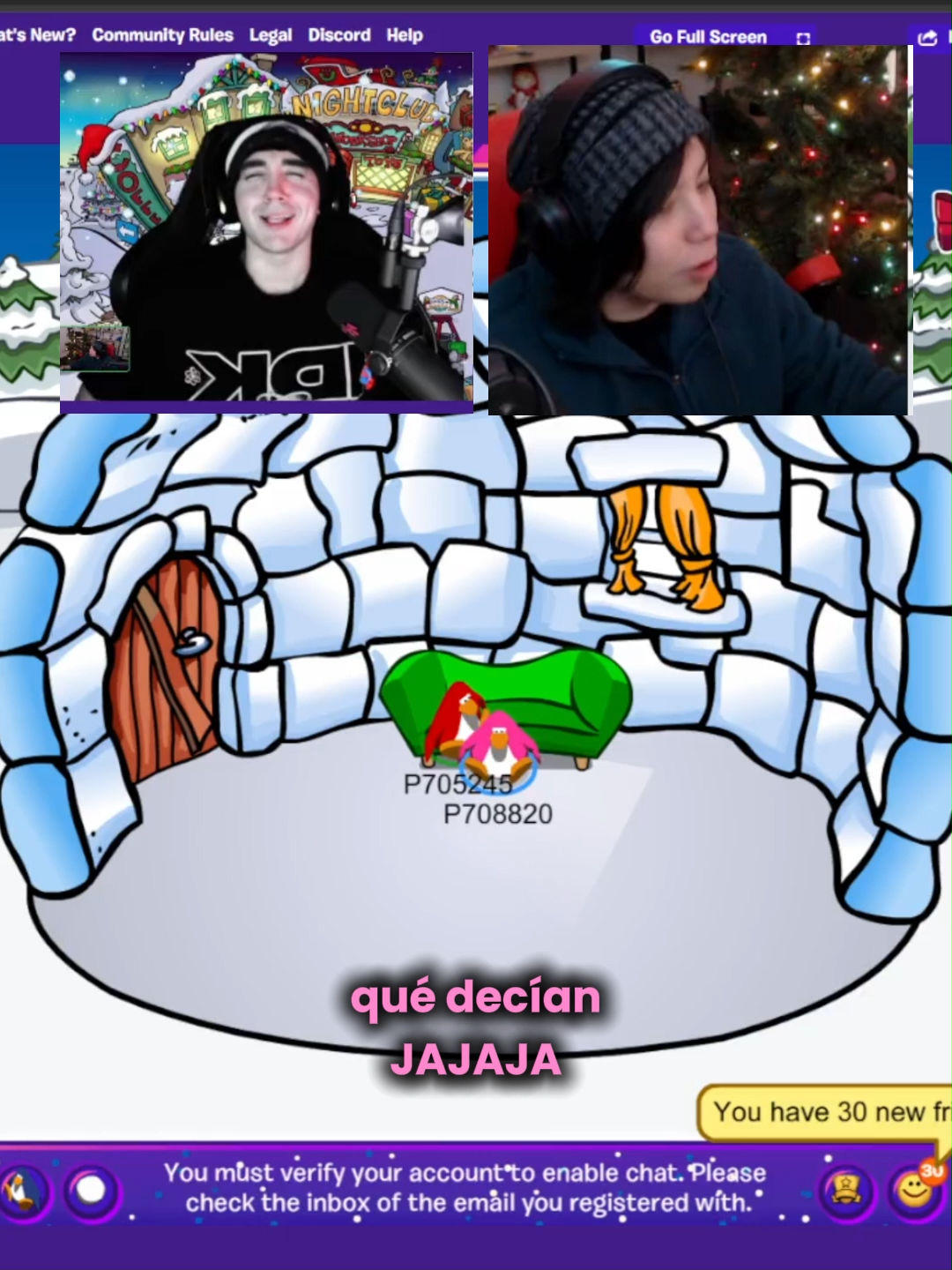 Las platicas de Quackity y Roier en el Club Penguin JAJAJA #quackity #roier #quackitytoo #quackityhq
