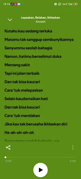 Lepaskan,Relakan,ikhlaskan – Anneth#fullsong#fyppppppppppppppppppppppp#Fulllyric 